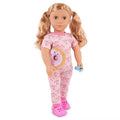 Our Generation Dreaming of Donuts Pink Pajama Outfit & Accessories for 18'' Dolls