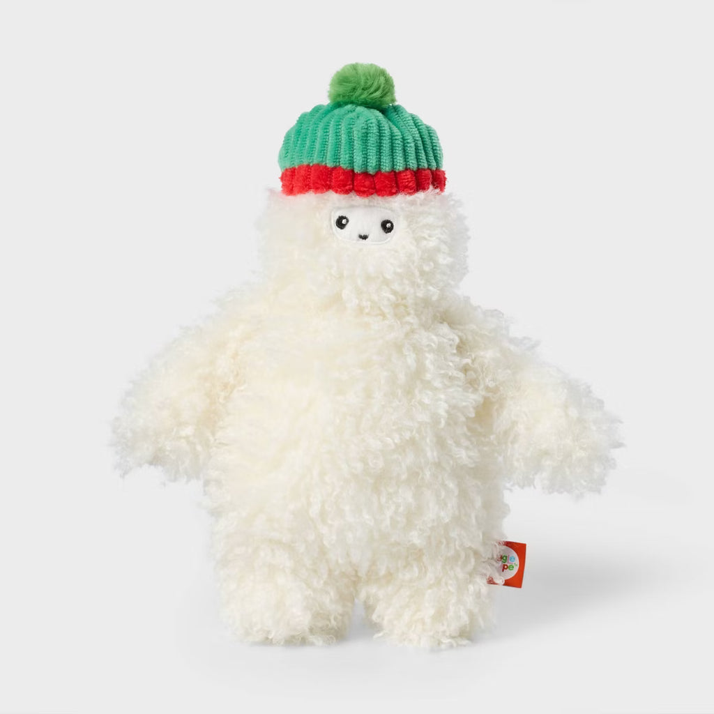 9" Yeti with Hat Stuffed Animal - Gigglescape™