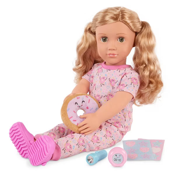 Our Generation Dreaming of Donuts Pink Pajama Outfit & Accessories for 18'' Dolls